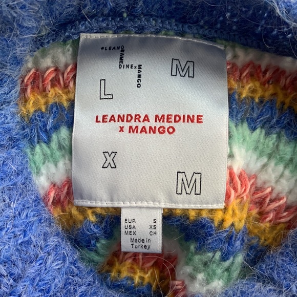 Leandra Medina x Mango multicolor sweater - Picture 9 of 9
